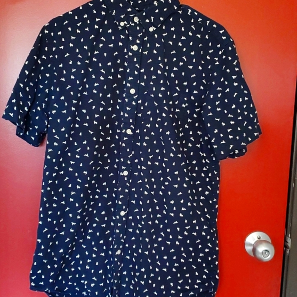 Old Navy bunny pattern shirt